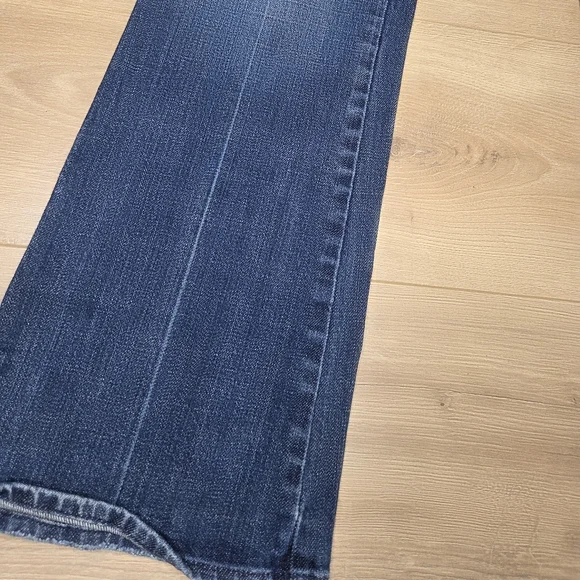 7 For All Mankind Bootcut Jeans Womens 27 Medium Wash Low Rise Stretch Denim - Picture 3 of 9